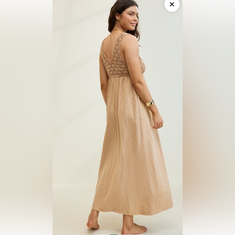 NWT AE Crochet Maxi dress - Picture 5 of 7